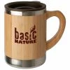 Basic Nature - Edelstahlbecher ''Bambus'' - Tasse