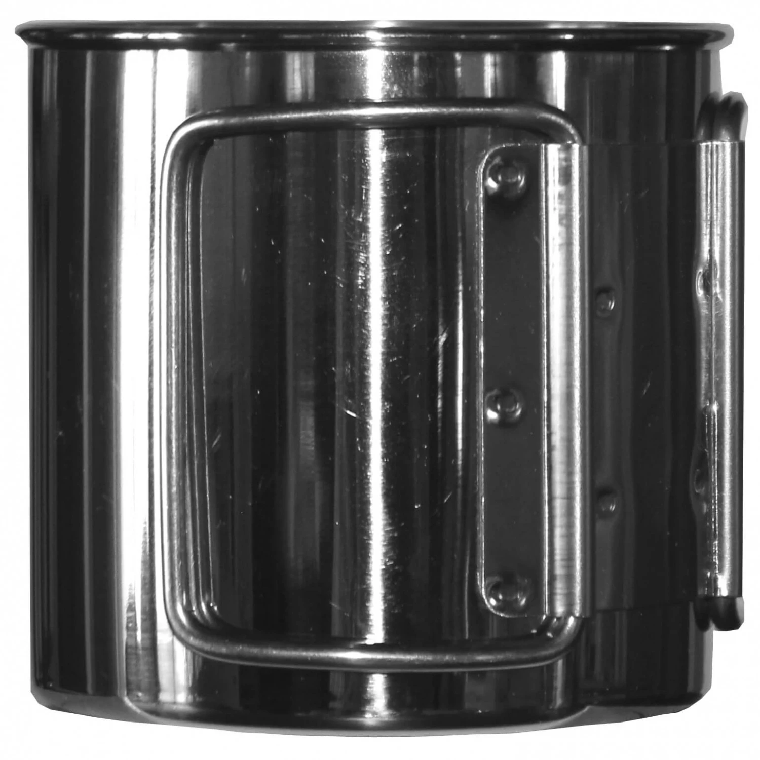 Basic Nature - Stainless Steel Cup with Foldable Handle 2 Basic Nature - Stainless Steel Cup with Foldable Handle – Image 2