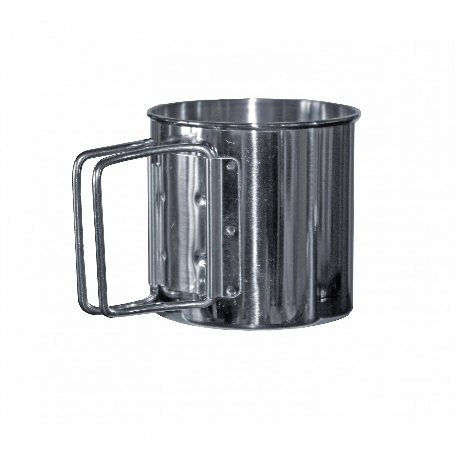 Basic Nature - Stainless Steel Cup with Foldable Handle 1 Basic Nature - Stainless Steel Cup with Foldable Handle