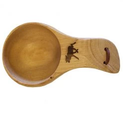 Stabilotherm - Holzkuksa mit Elchmotiv - Tasse