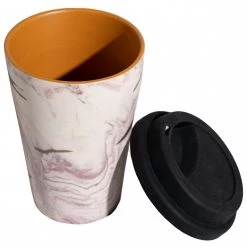 United By Blue - 12oz Ceramic Mug With Silicone Lid - Tasse