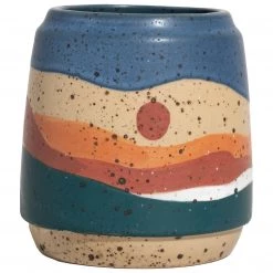 Popotes & vaisselle Soldes -Popotes & vaisselle Soldes united by blue 16oz potters mug tasse detail 2