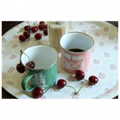 VW Collection - VW T1 Bus Becher Emailliert 2er Set 9 VW Collection - VW T1 Bus Becher Emailliert 2er Set -Popotes & vaisselle Soldes vw collection vw t1 bus becher emailliert 2er set detail 4