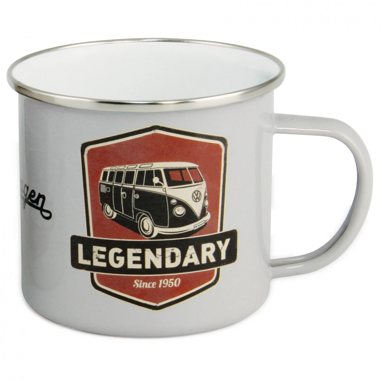 VW Collection - VW T1 Bus Becher Emailliert - Tasse 1 VW Collection - VW T1 Bus Becher Emailliert - Tasse