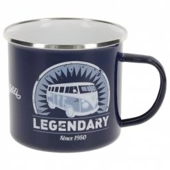 VW Collection - VW T1 Bus Emaille Tasse in Geschenkbox - Tasse